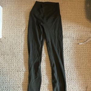 Green lululemon align leggings
